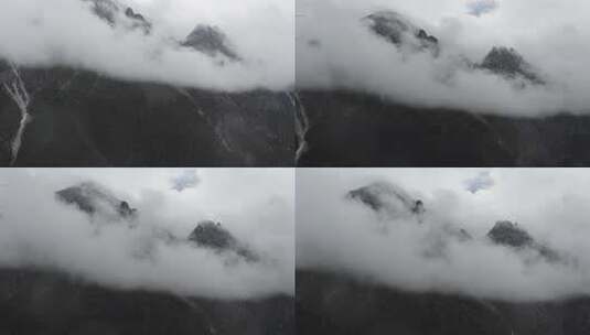 4k超清川西高原航拍湖泊牧场山谷高清在线视频素材下载