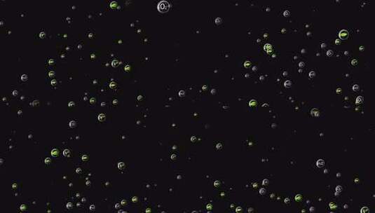 氧气泡泡空气带通道高清在线视频素材下载