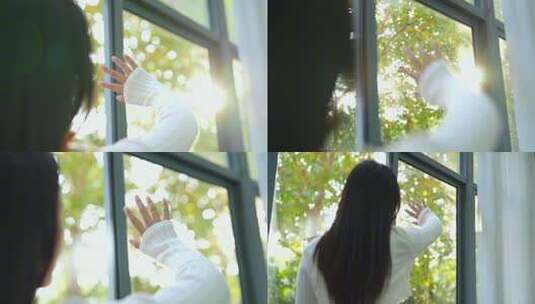 手指触摸阳光02高清在线视频素材下载