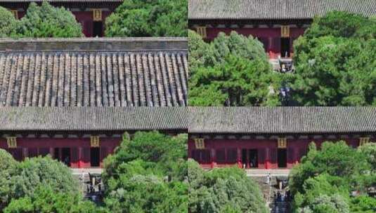 辽宁锦州义县奉国寺辽代古塔古建筑高清在线视频素材下载