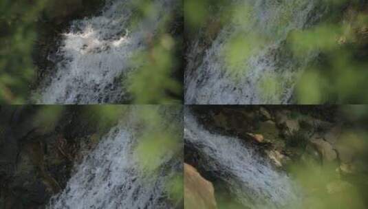 小溪小瀑布高清在线视频素材下载
