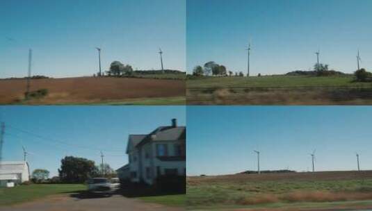 乡村的风力漩涡级高清在线视频素材下载