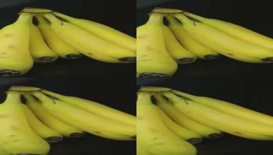 4K香蕉4K食品水果有机食品高清在线视频素材下载
