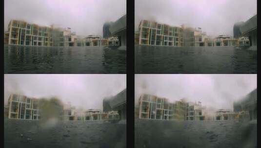广西桂林延时拍摄下雨高清在线视频素材下载