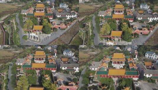 湖南南岳衡山5A景区航拍高清在线视频素材下载