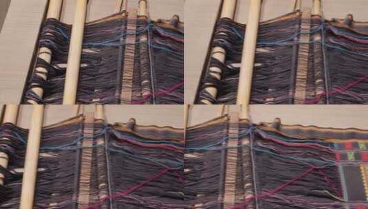 中国古代纺车纺线纺织技术 ~高清在线视频素材下载