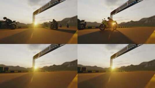 摩托车 摩托 骑士 机车 运动高清在线视频素材下载