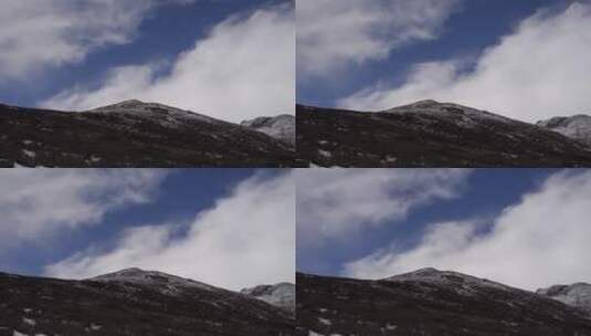 4K雪山延时摄影可用作宣传片地产高清在线视频素材下载