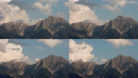 山脉上空的云高清在线视频素材下载