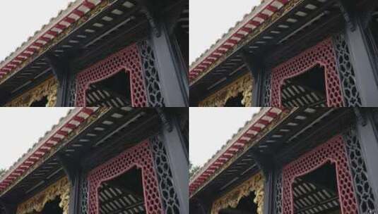 广东佛山梁园传统建筑高清在线视频素材下载