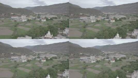 20200620 西藏盐井 公路318 悬崖村落 4k _0951高清在线视频素材下载