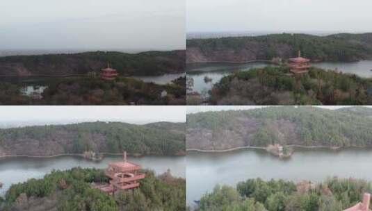 江苏新沂马陵山景区风光高清在线视频素材下载