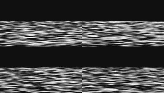 黑白简约水流水波条纹动态背景带通道mov高清在线视频素材下载