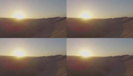 沙漠的日落高清在线视频素材下载