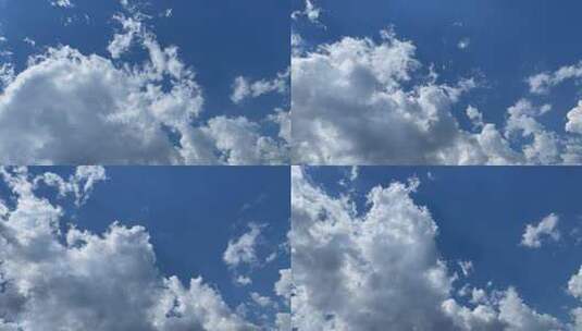 天空中的白云延时高清在线视频素材下载