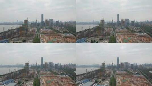 深圳湾超级总部基地建设蓝图高清在线视频素材下载