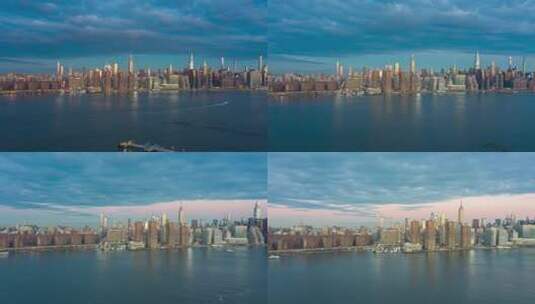 曼哈顿航拍高清在线视频素材下载