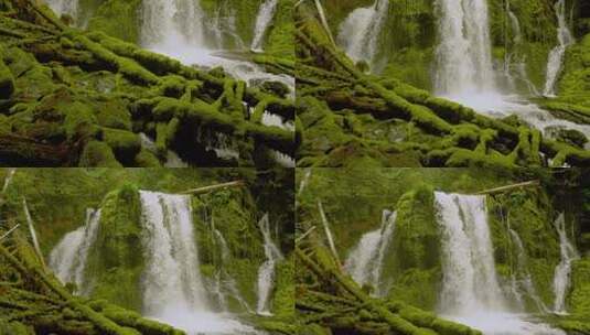 美丽的瀑布高清在线视频素材下载