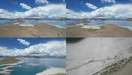 自驾西藏环绕羊卓雍措 深入无人秘境仙女湖高清在线视频素材下载
