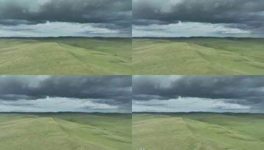内蒙古自然风光草原天空云彩高清在线视频素材下载
