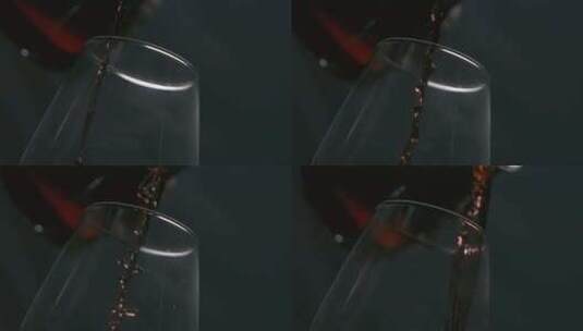 红酒倒入酒杯高清在线视频素材下载