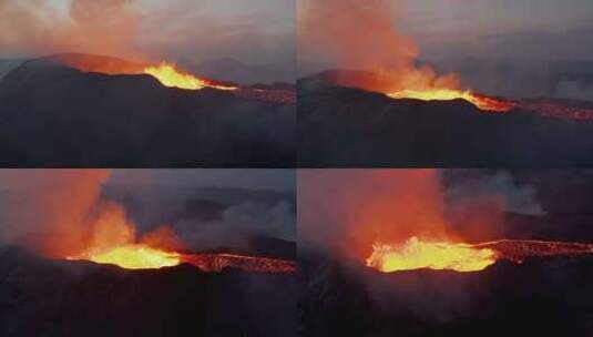 格尔丁达加尔斯戈斯火山【4K]高清在线视频素材下载