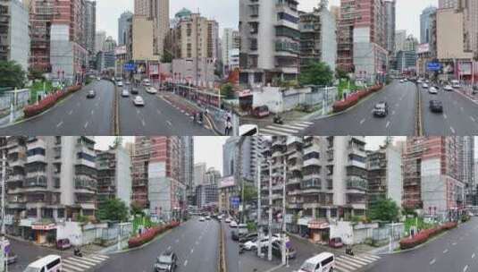 贵阳民族联欢街景高清在线视频素材下载