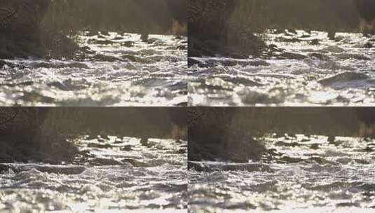 水 水流 河流 波纹 海水 大气蓬勃 流动高清在线视频素材下载
