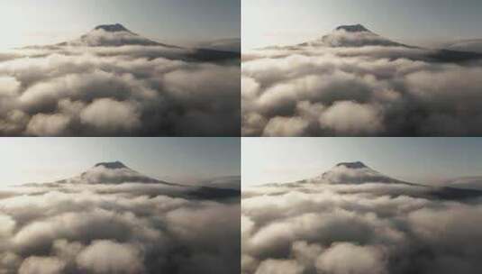 无人机拍摄的云景高清在线视频素材下载