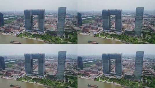 广州之窗环绕航拍高清在线视频素材下载