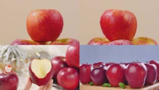 新鲜苹果合集高清在线视频素材下载