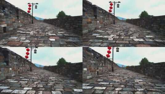 南京古城墙明城墙风光高清在线视频素材下载