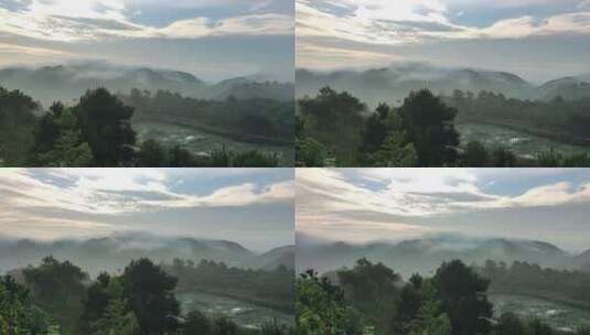 山中云雾高清在线视频素材下载