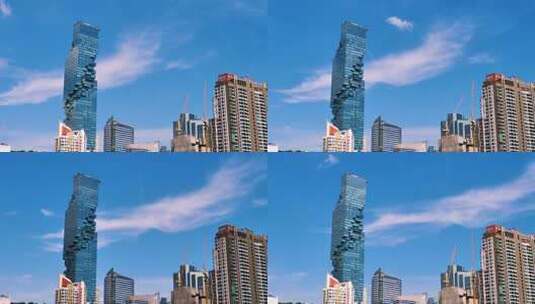 泰国曼谷著名的高楼高清在线视频素材下载