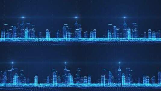 【循环】数字城市高清在线视频素材下载