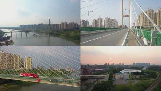 广东佛山三水大桥高清在线视频素材下载