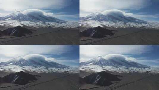 魅力雪山，蔚为壮观。高清在线视频素材下载