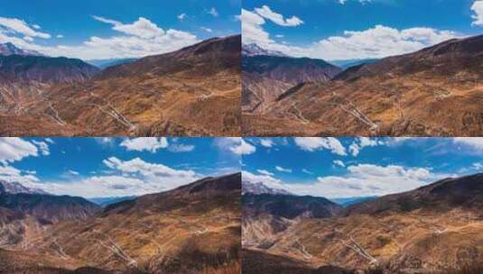 西藏怒江七十二拐延时--4K高清在线视频素材下载