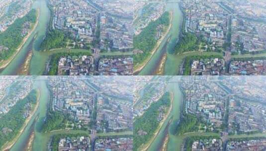广西桂林城市航拍高清在线视频素材下载