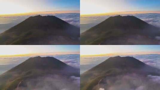 印尼宜珍火山日出风光高清在线视频素材下载