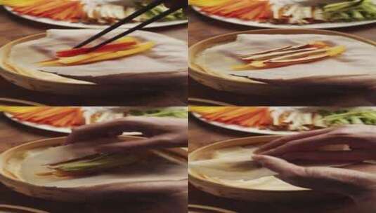 餐饮行业视频素材-京酱肉丝高清在线视频素材下载