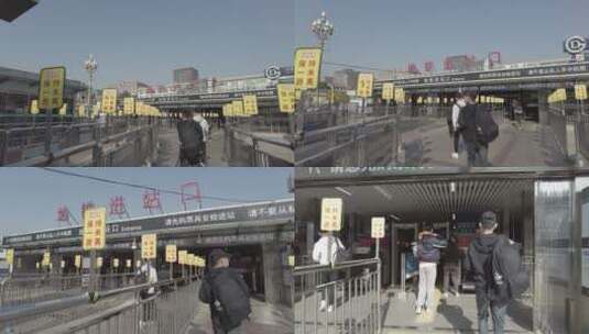 北京地铁进站买票4K实拍高清在线视频素材下载