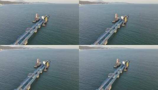 储油罐 石油码头 深圳燃气  中国石化高清在线视频素材下载