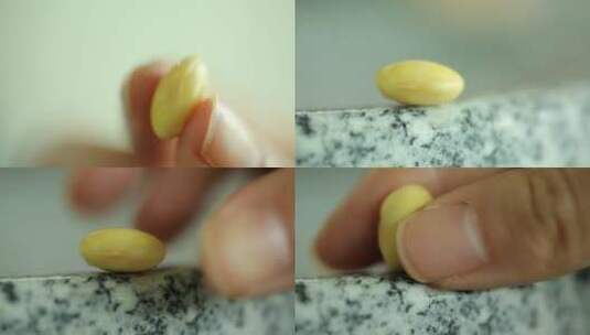 【镜头合集】泡发的黄豆高清在线视频素材下载