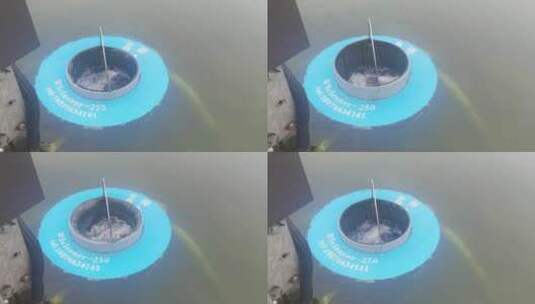 智能水体垃圾桶 智能垃圾桶高清在线视频素材下载