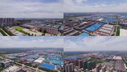 壮观宁乡高新技术产业园工业园航拍宣传片高清在线视频素材下载