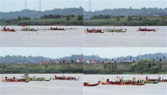 端午龙舟赛高清在线视频素材下载