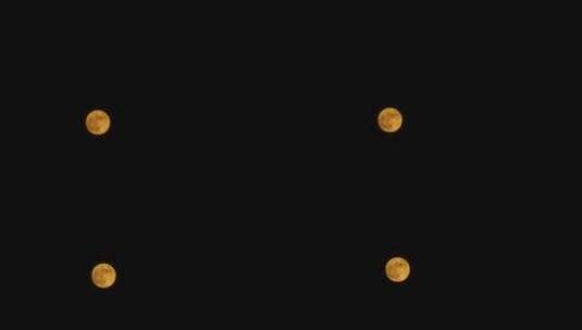月亮延时中秋节月亮实拍视频夜晚月亮升起高清在线视频素材下载