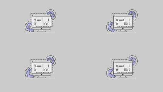 计算机设置元素高清在线视频素材下载