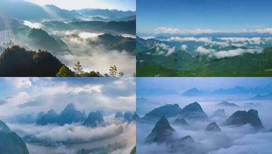 中国山水 绿水青山 中国梦高清在线视频素材下载